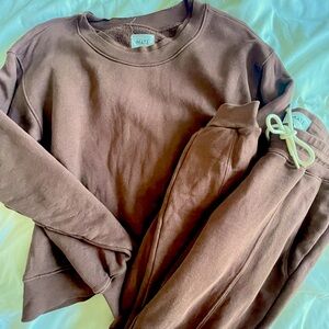 MATE THE LABEL Fleece Jogger Set